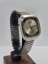 Vintage 1970s Rodania Automatic Day/Date Men’s Watch – Swiss Made (Running)