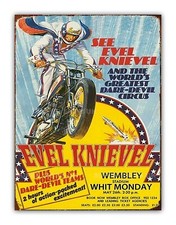 Distressed Retro Style Evel