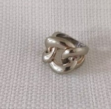 RING GOLD TONE METAL KNOT