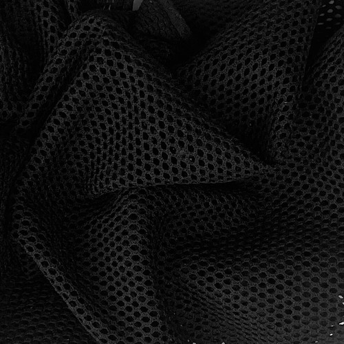 Black fish net airtex - black,