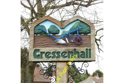 Photo gressenhall village - photo,
