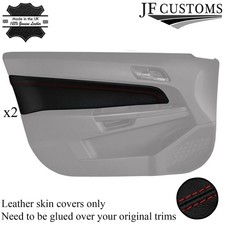 D RED STITCH 2X DOOR CARD TRIM