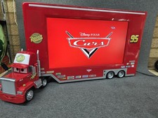 Disney Lightning McQueen Mack Truck 18.5" TV Television DVD Player Plus Remote