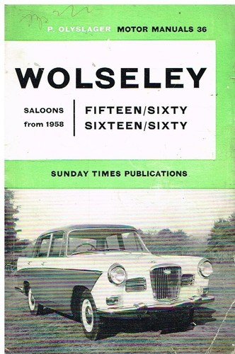 Wolseley 16 60 - wolseley, saloon