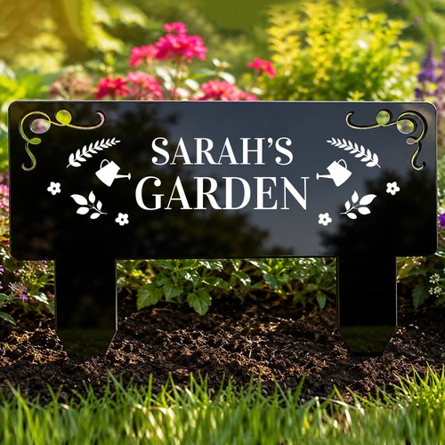 Personalised garden sign - personalised,