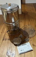 HONMA Stainless Steel Smoker F-240S Made in Japan Thermometer Complete Set