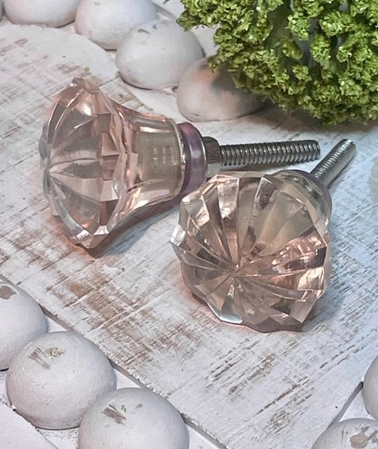 Set pink point - 12, glass