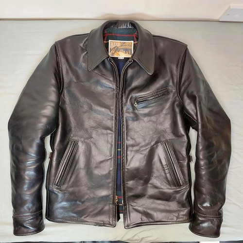 Aero leather jacket - leather,