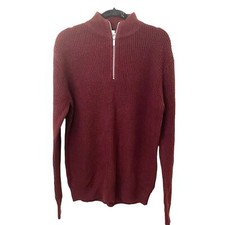 TOPMAN Quarter Zip Sweater Sz L