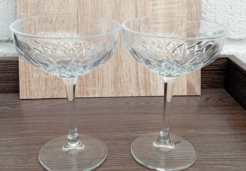 Cut glass crystal martini - cut,