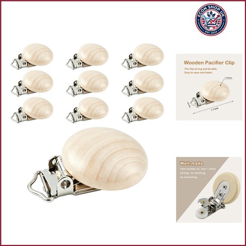 Pack wooden pacifier - 10,