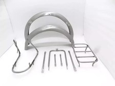 NORTON 16H FRONT AND REAR STEEL MUDGUARD SET WITH COMPLETE STAY KIT |Fit For