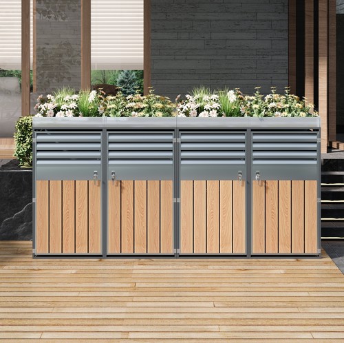 Wheelie bin storage - x, 240l