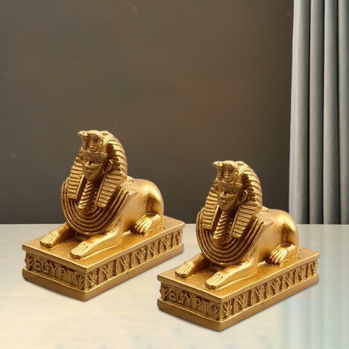 2pcs sphinx statues egyptian - statues,