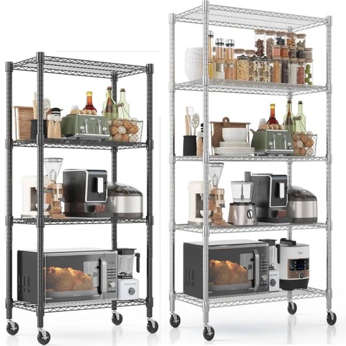Tier metal storage rack - 4/5/6,