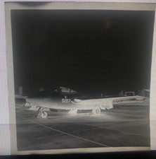 Original 60x60mm Negative Royal Navy De Havilland DH115 Sea Vampire XG743 - 1960