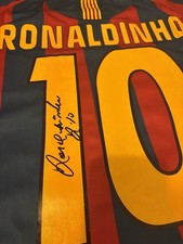 Ronaldinho Back Signed