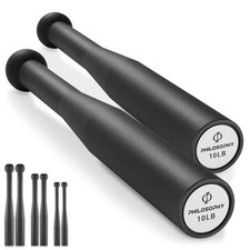 Indian Clubs Pair - Weighted Steel Exercise Club Bells Set