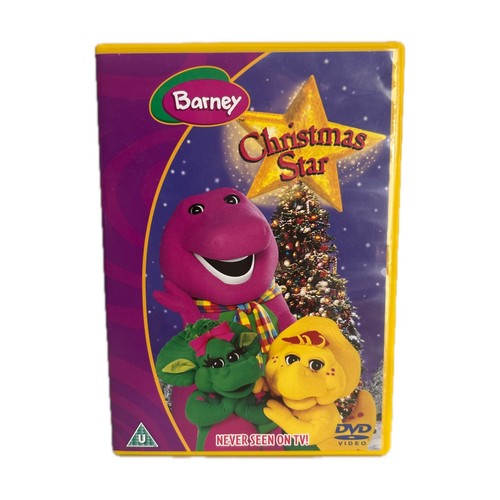 Barney christmas star dvd kids - christmas,