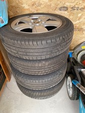 alloy wheels and tyres mini one , 2 new tyres , no marks all bolts & lockingnuts