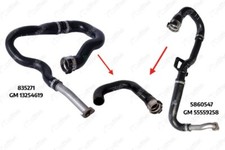 VAUXHALL OPEL CORSA D 1.3 CDTI INTERCOOLER TURBO HOSE PIPE 55559258 5860547