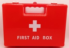 Empty First Aid Box - Red -