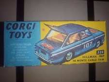 Corgi 328 Hillman Imp - Monte Carlo Repro /Replica Box Only