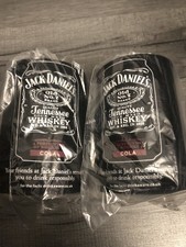 X2 Jack Daniels Beer Cooler Koozie Bottle Holder Can Holder Rubber Grip Base