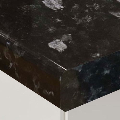 Black flint kitchen - black, worktop