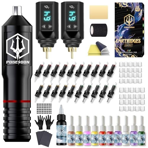 Wireless tattoo pen - pen, kit