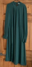 Zara Dark Green Straight Midi Dress -Size Eur 38 -New Without tags