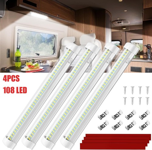 4pc 12v 108 led - led, camper
