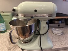 KitchenAid Artisan Mixer, Paddle Beater Dough Hook Whisk and Mincing kit also.