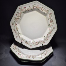 4x Johnson Brothers Eternal Beau Sarina Mascheroni Octagonal 10” Dinner Plates