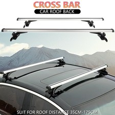 2PCS Aluminium Silver Car Roof