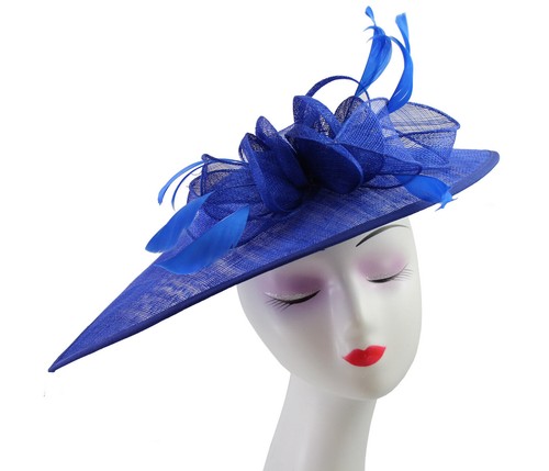 Large flower feather - large, hat