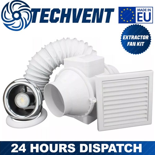 Vents 100mm inline extractor - vents,