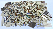 Genuine Lego 500g Mixed Bricks Spare Parts Pieces Bundle Beige Tan Lot 17
