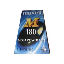   Maxell E-180 M Blank VHS