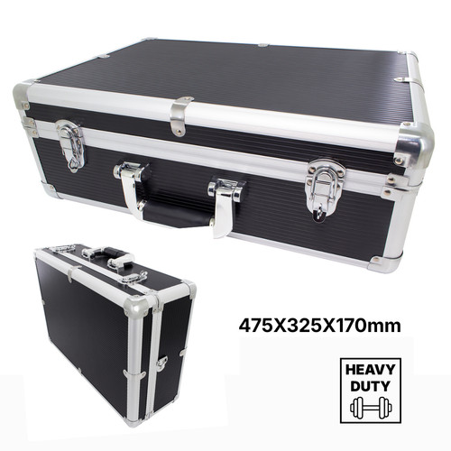 Black flight case reinforced - |,