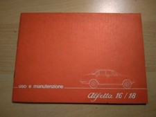 Alfa Romeo Alfetta 1.6 1.8 Use