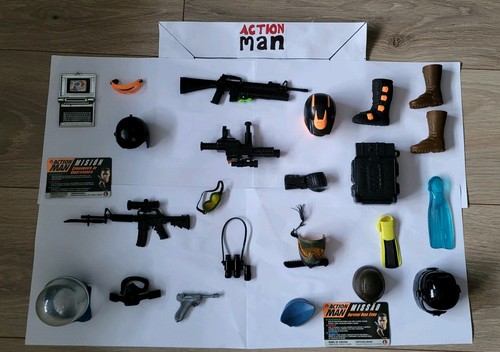 Vintage action man accessories - man,