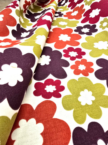 Anja flower power curtain - flower,