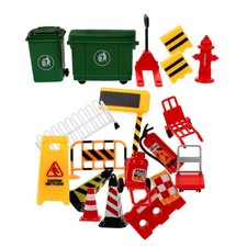  19pcs Mini Traffic Road Signs