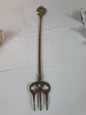 Vintage Brass Toasting Squirrel  Hanging Fork