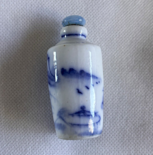 Vintage chinese blue white - blue,