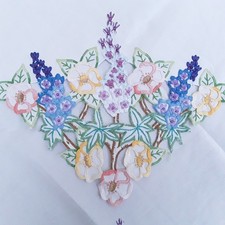 A vintage hand embroidered