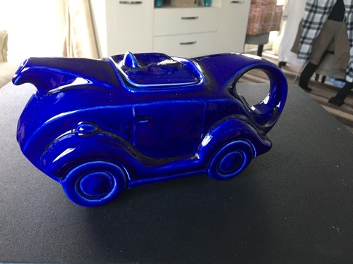 Vintage racing car tea - car, pot