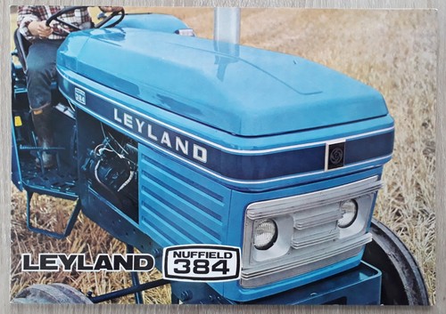 Leyland nuffield 384 tractor - leyland,