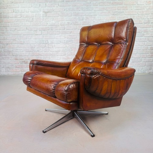 Mid century danish - mid-century, leather